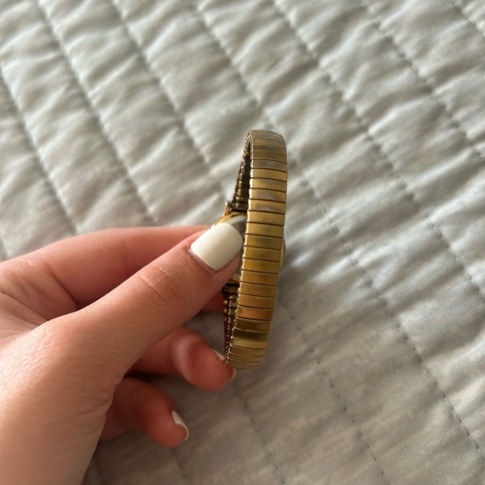 Gold timex watch